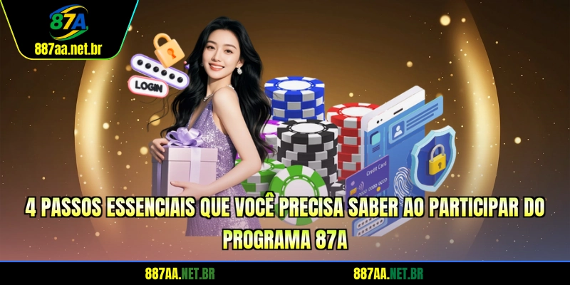 4 passos essenciais que você precisa saber ao participar do programa 87A