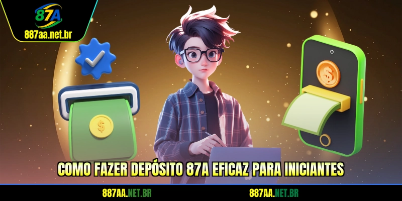 Como fazer depósito 87A eficaz para iniciantes