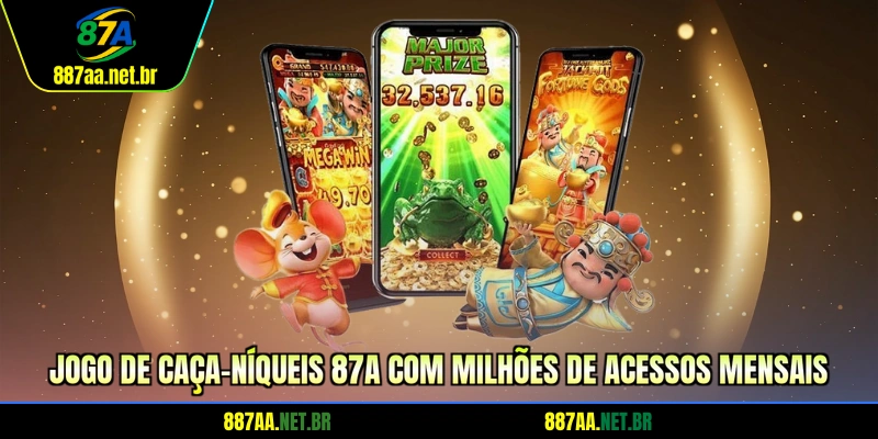Jogo de caça-níqueis 87A com milhões de acessos mensais